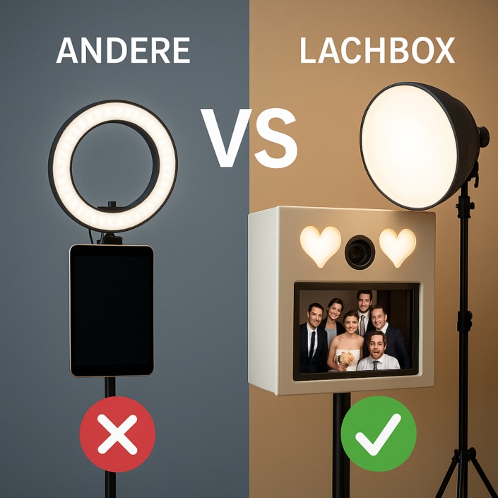 Fotobox ausleihen Kosten – Andere vs. LACHBOX im Vergleich