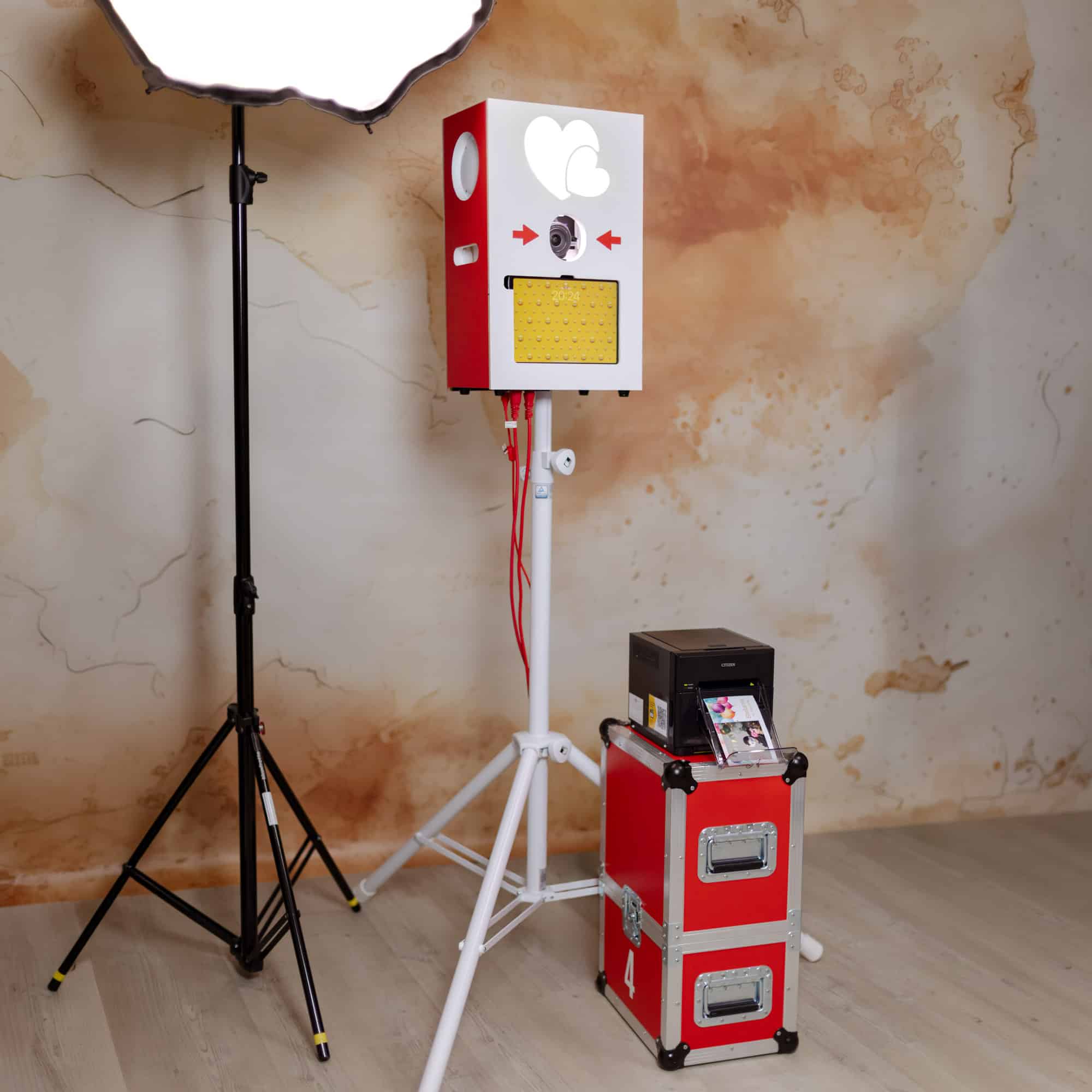 Fotobox mieten Plauen — Lachbox Komplettset im Vogtland