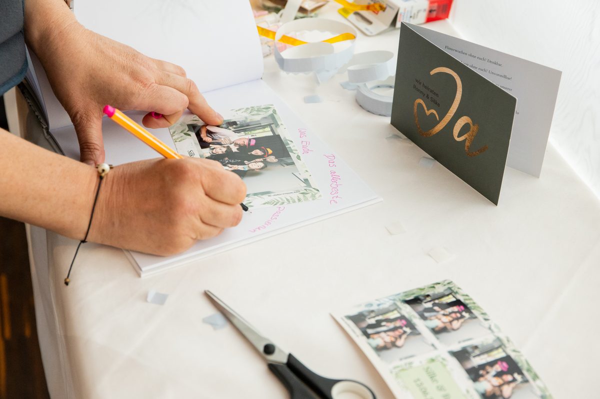 Fotobox mieten — Gästebuch mit Sofortdruck, Hochzeit im Vogtland